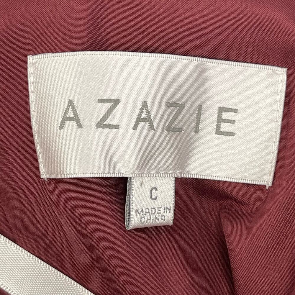 Azazie Gina Women's Dress Custom Size Cabernet - Picture 3 of 9